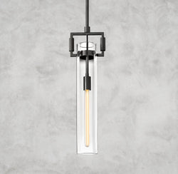 Machinist Glass Cylinder Pendant 12", 22"