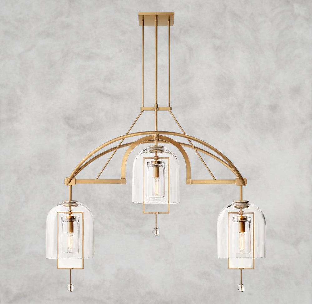 Fulcrum Linear Chandelier 48", 60"