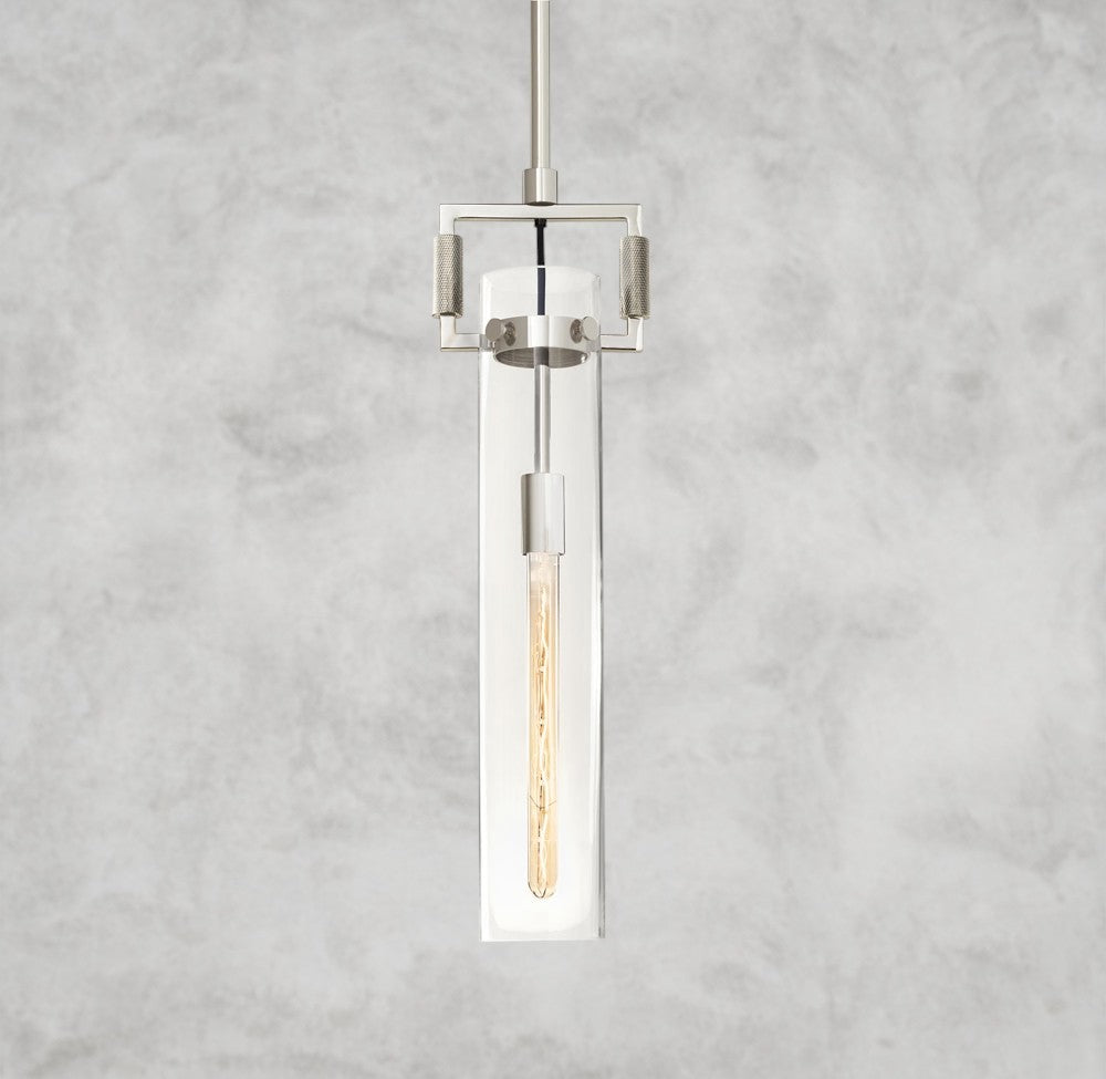 Machinist Glass Cylinder Pendant 12