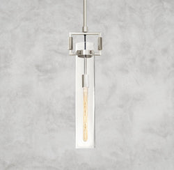 Machinist Glass Cylinder Pendant 12", 22"