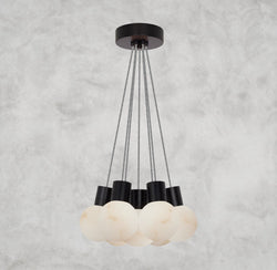 Mina Alabaster 7-Light Chandelier