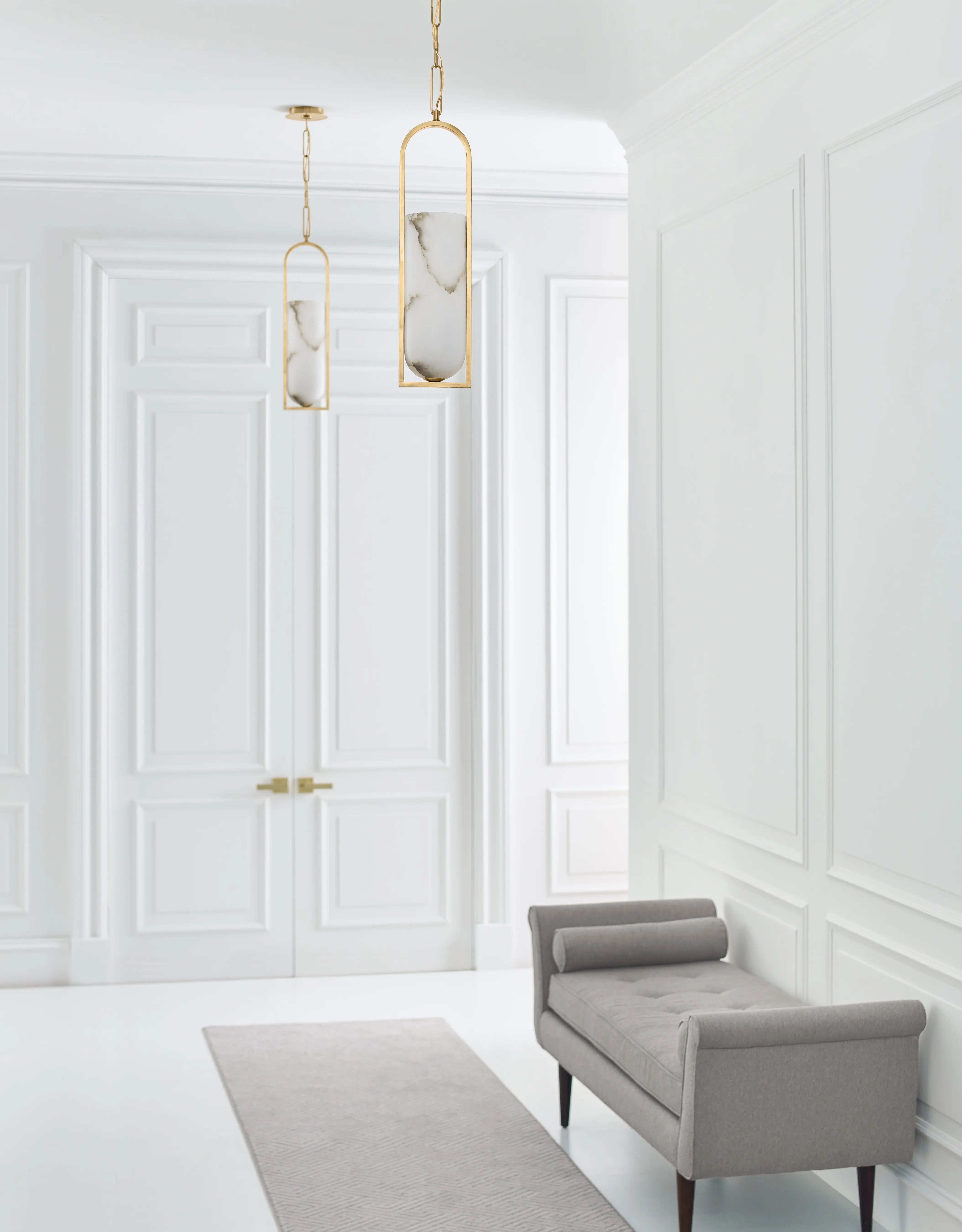 Melange Small Elongated Pendant