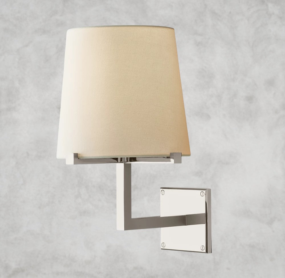 Pauillac Fabric Shade Grand Sconce