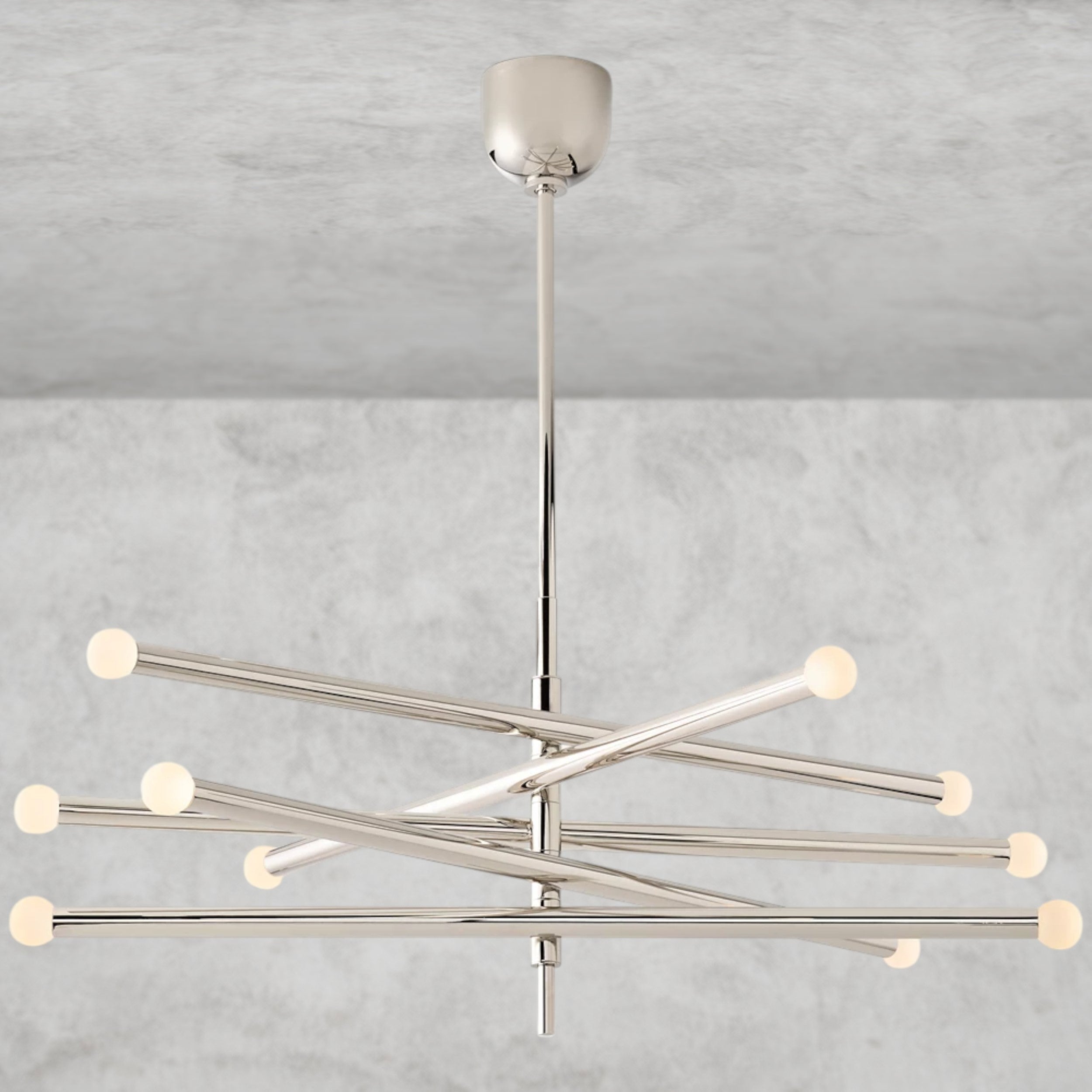 ROUSSEAU 10-LIGHT MOBILE ORB CHANDELIER