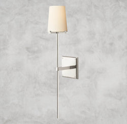 Pauillac Fabric Shade Torch Sconce
