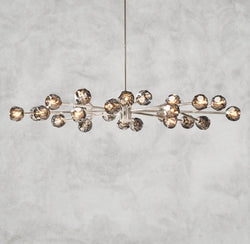 Boule De Cristal Oval Chandelier 72"