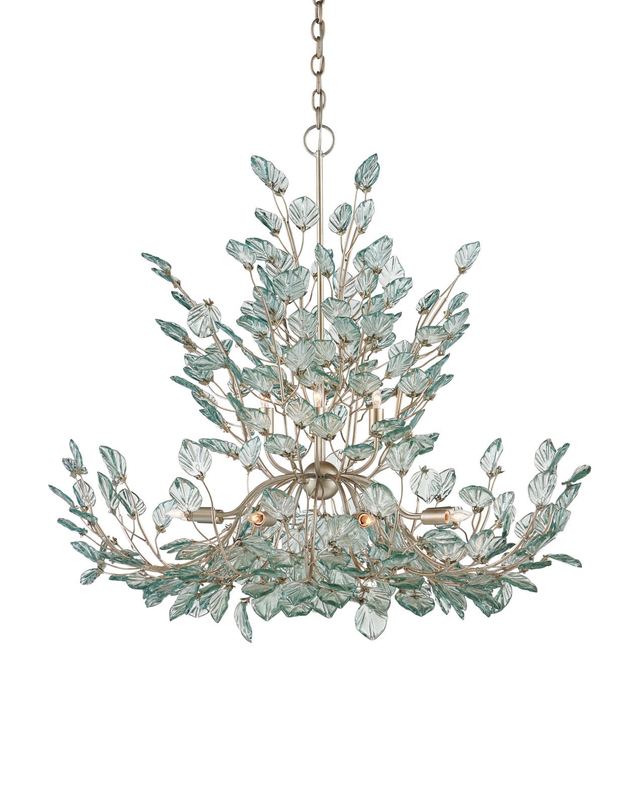 Baobab Large Recycled Glass Chandelier