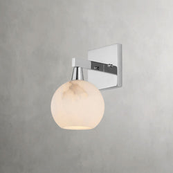 Alabaster Bath Wall Sconce