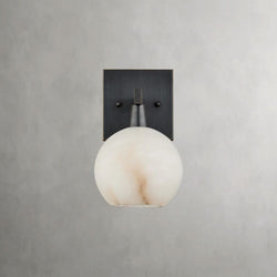 Alabaster Bath Wall Sconce