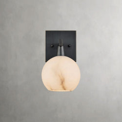 Alabaster Bath Wall Sconce