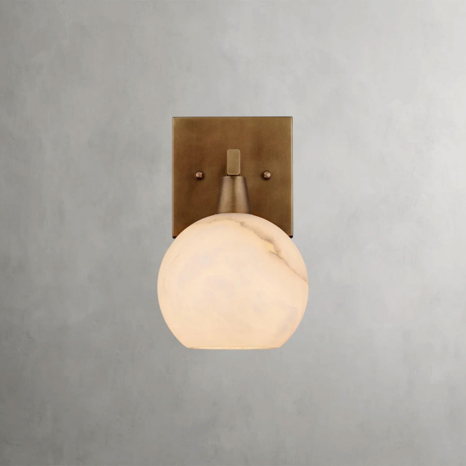 Alabaster Bath Wall Sconce