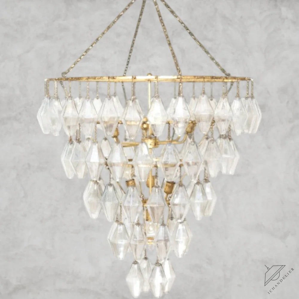 Adeline 10-Light Glass Chandelier