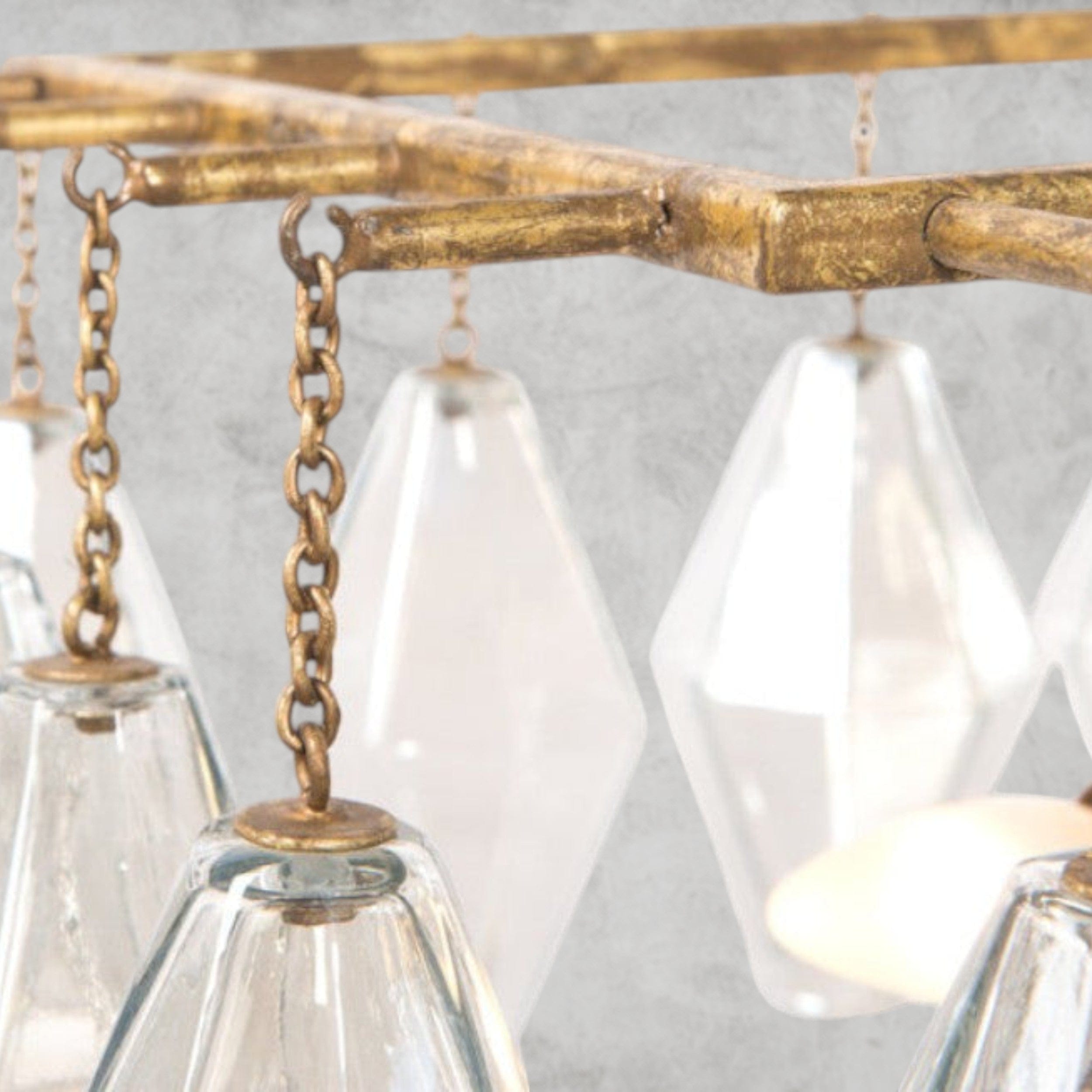 Adeline 8-Light Glass Chandelier