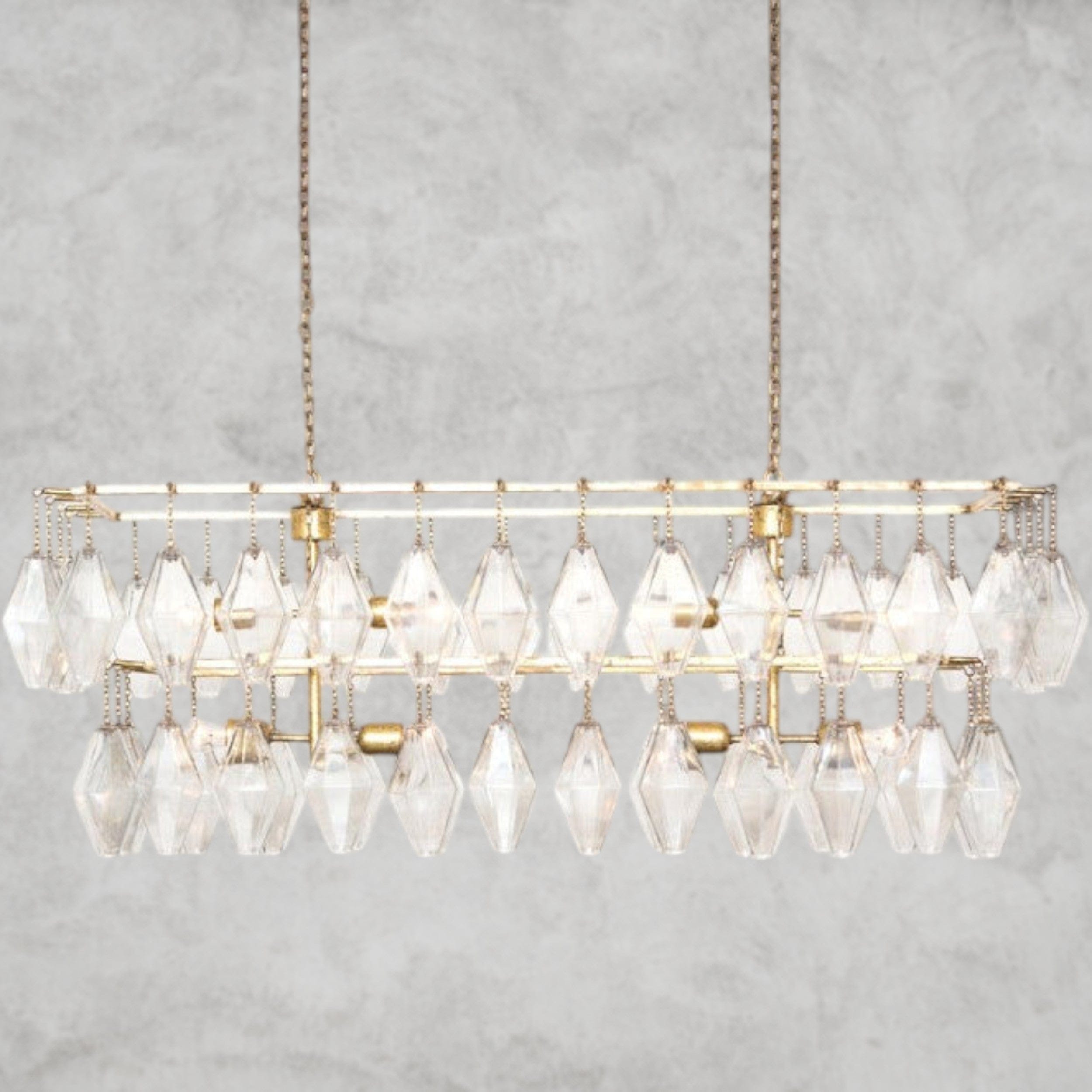 Adeline 8-Light Glass Chandelier