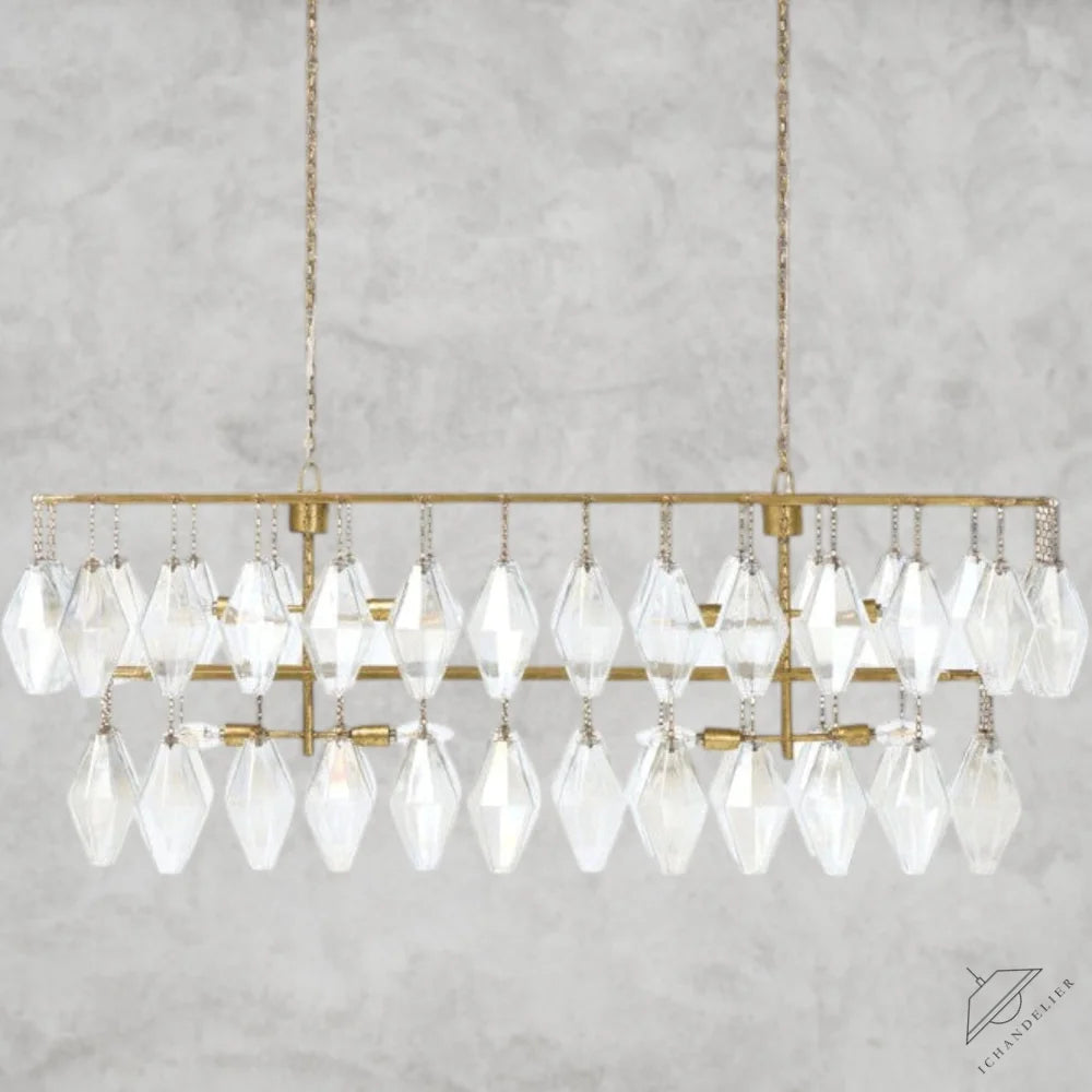 Adeline 8-Light Glass Chandelier