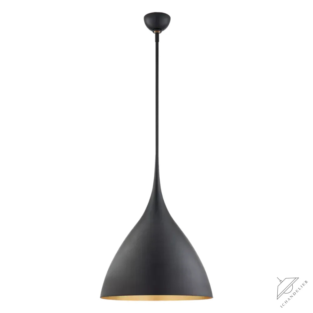 Black Agnes Medium Pendant