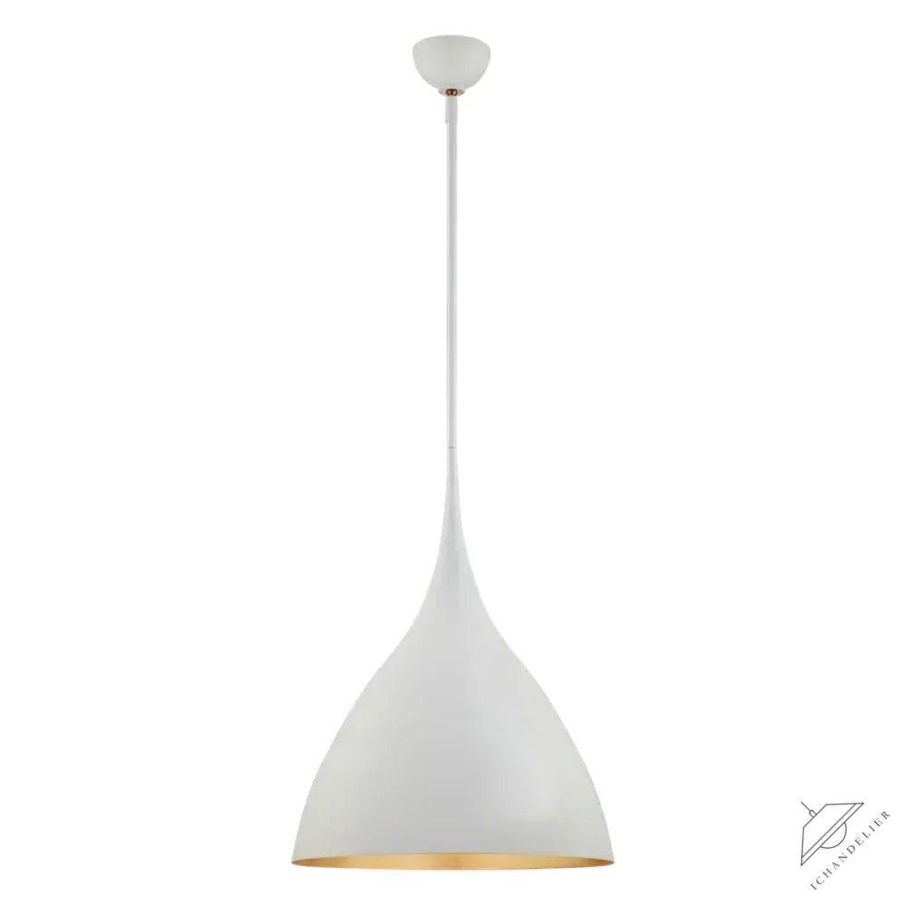 White Agnes Medium Pendant
