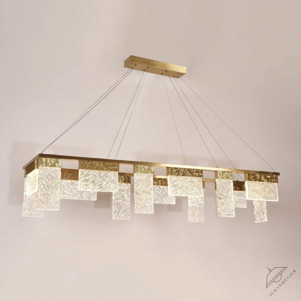 Aimee LED Rectangle Chandelier