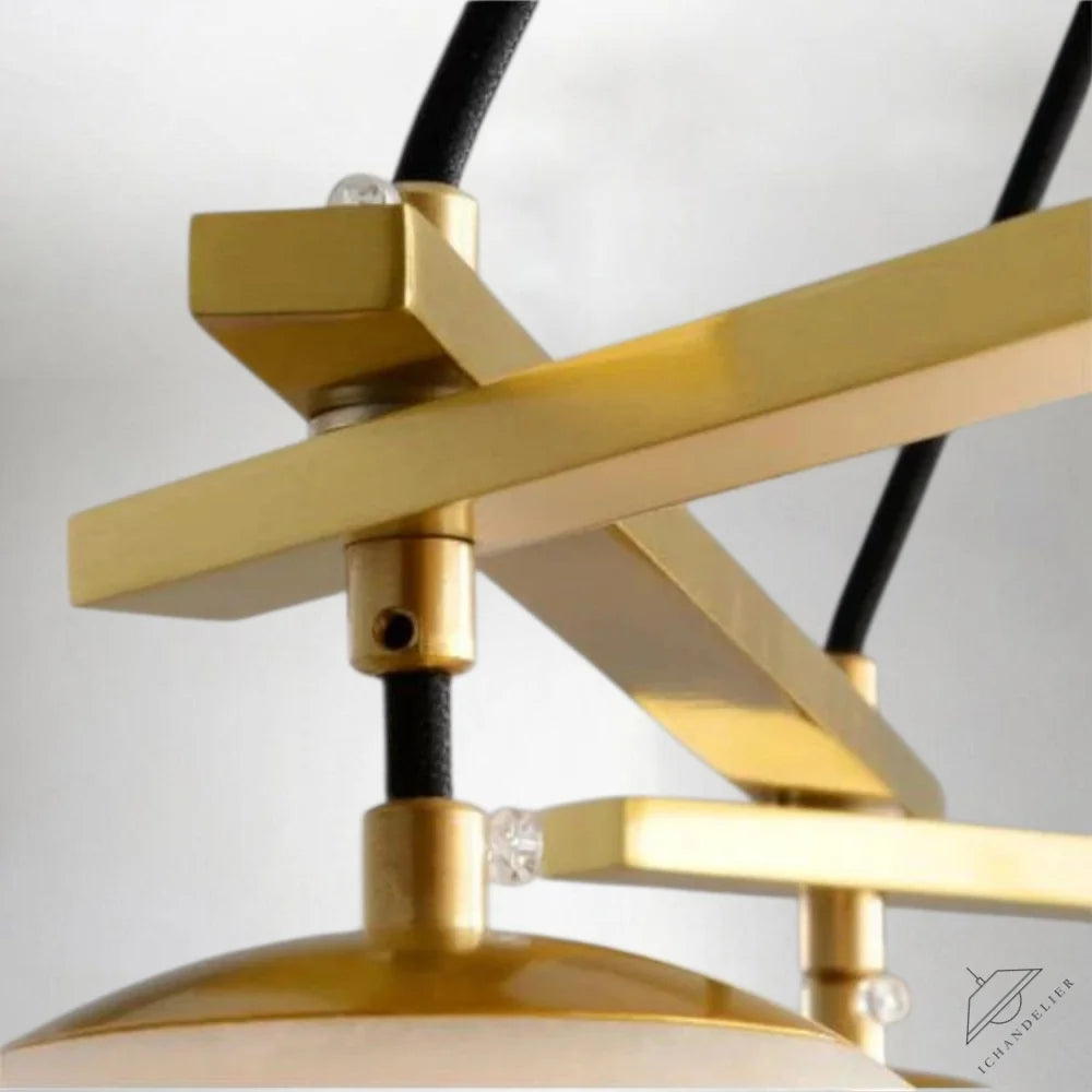 Alabaster Ball Chandelier