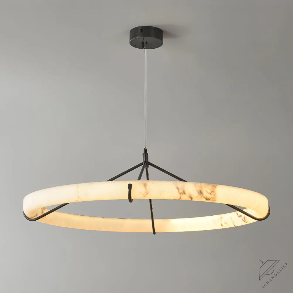 Alabaster Ring Pendant Lamp