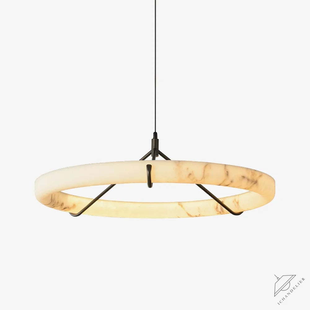 Alabaster Ring Pendant Lamp