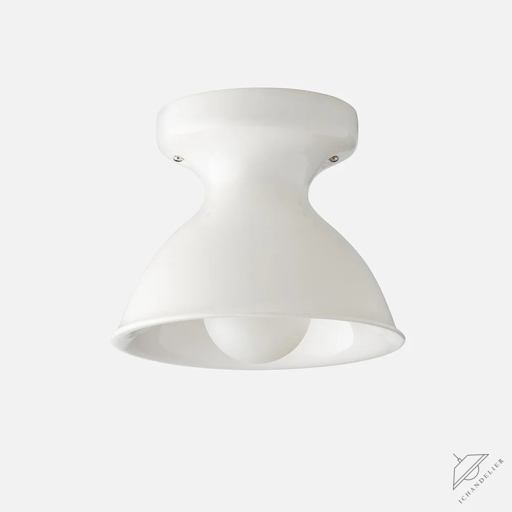 White Alabax Large Surface Mount