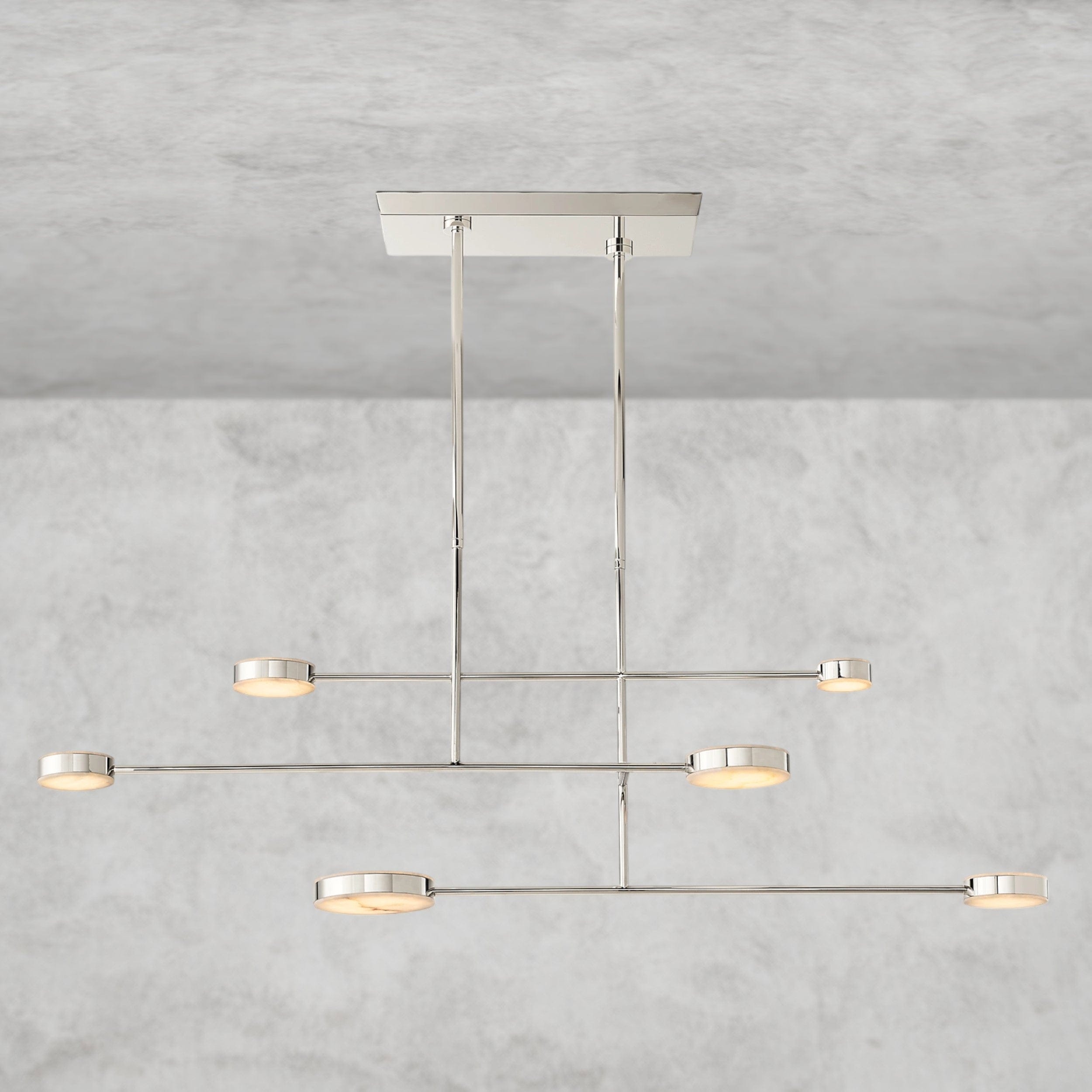 72" / Nickle Alexander Linear Chandelier