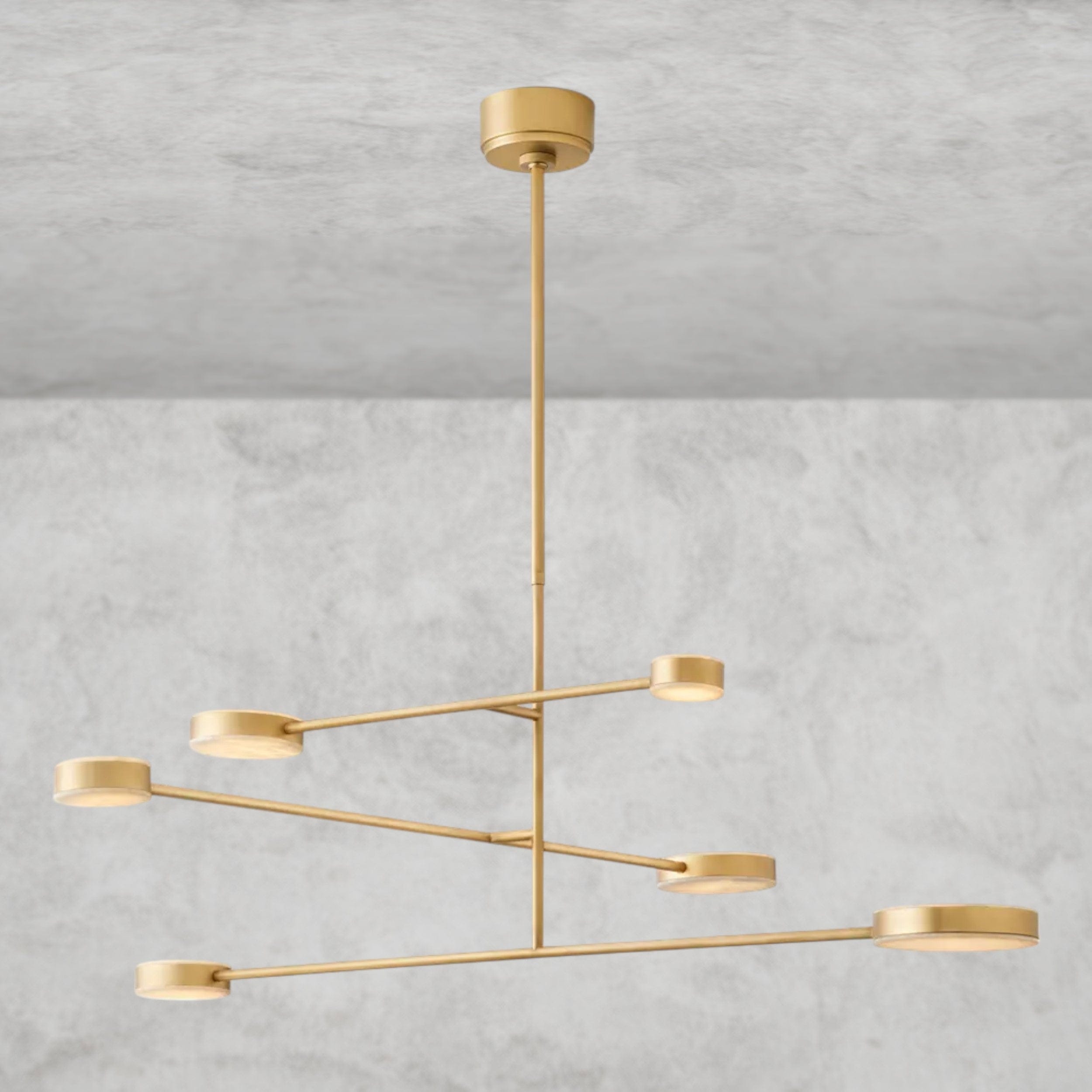 46" / Brass Alexander Mobile Chandelier 36", 46", 60", 72"