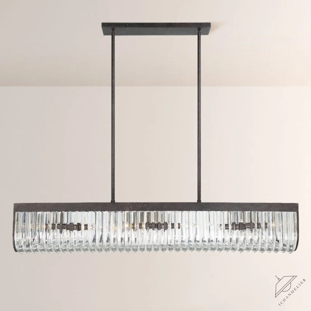 Alice 6 Light Rectangular Chandelier 50 inch