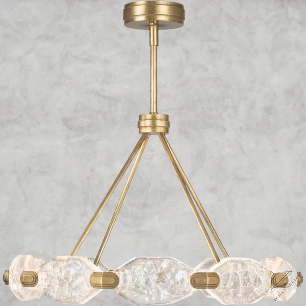 Brass Allison Paladino 20-Light Chandelier