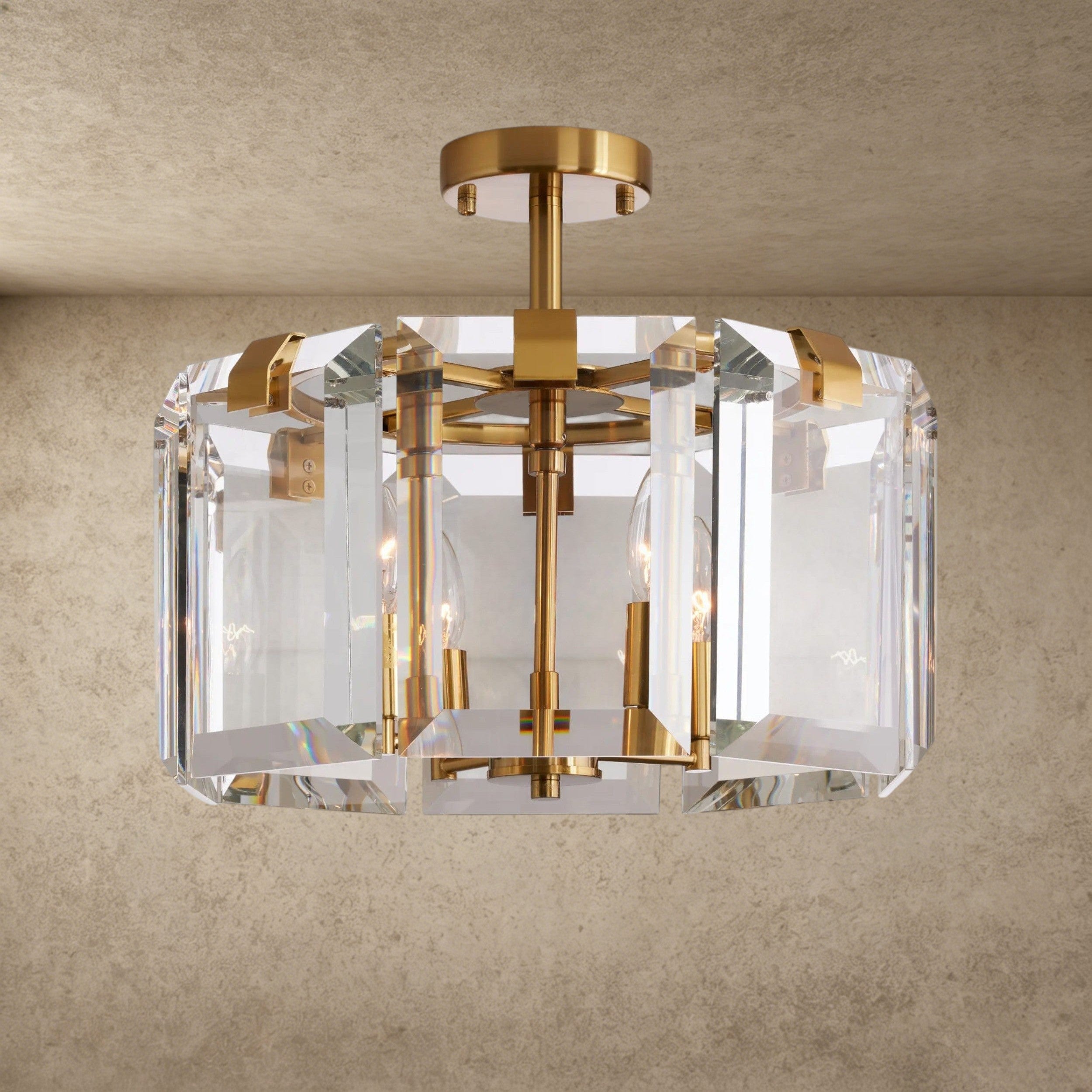 Brass Amaya Flush Mount