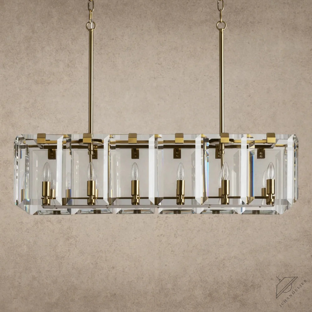Amaya Rectangular Chandelier 40", 53"