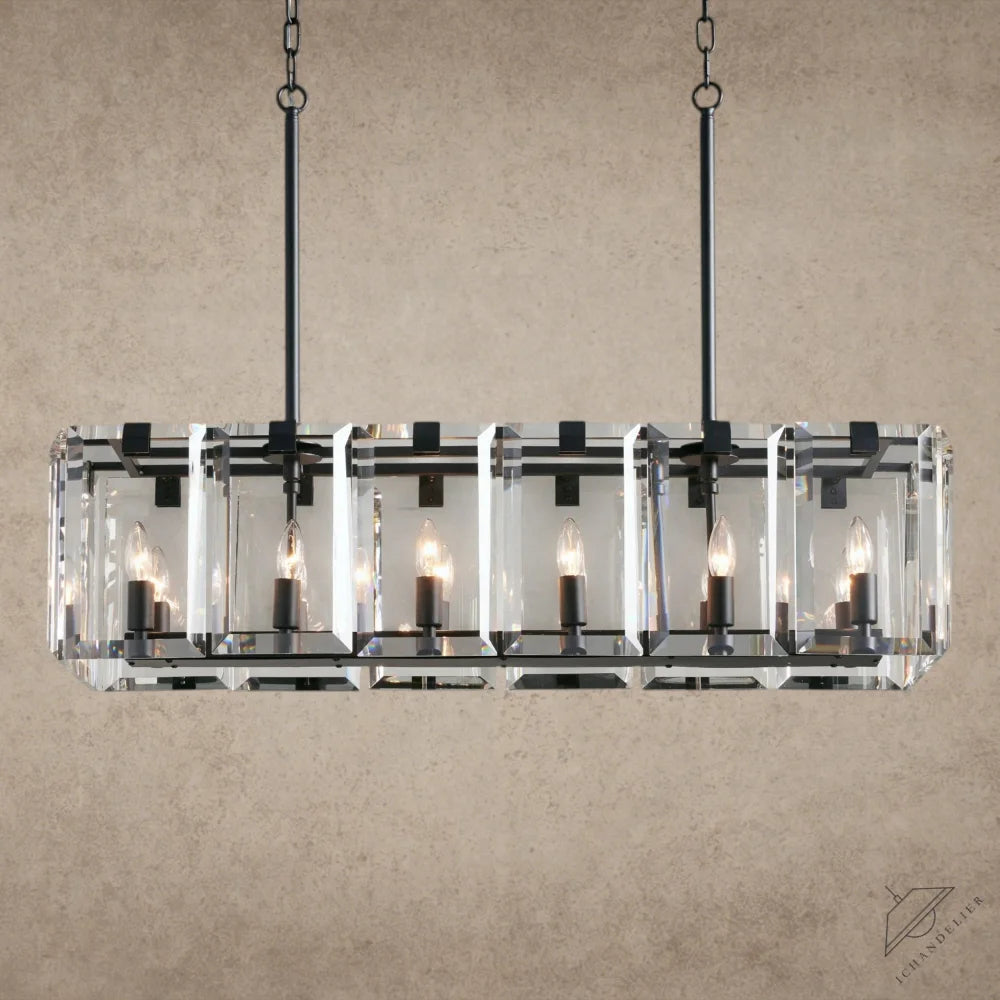 40" / Bronze Amaya Rectangular Chandelier 40", 53"