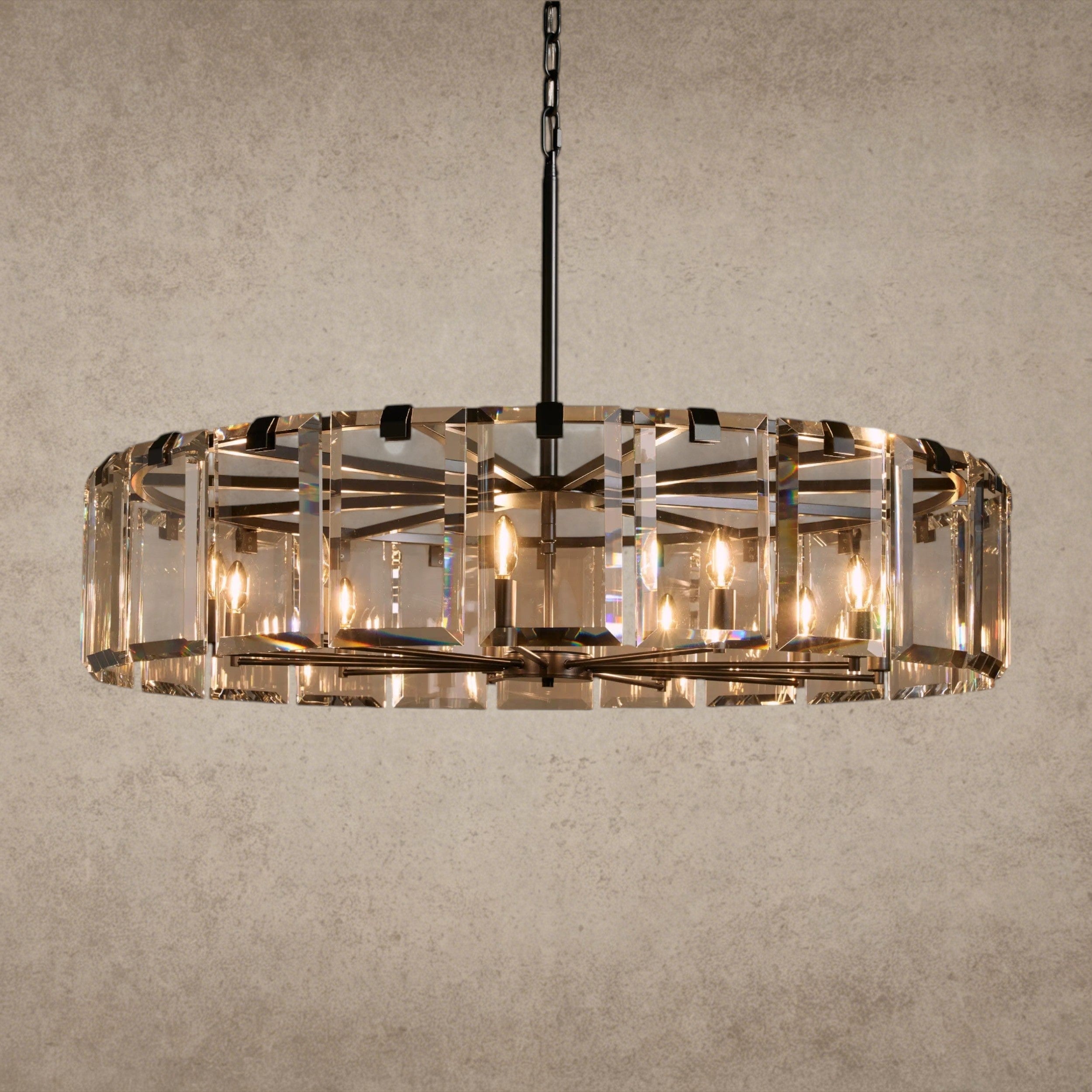 48" / Bronze Amaya Round Chandelier 21.5", 30", 38", 48"