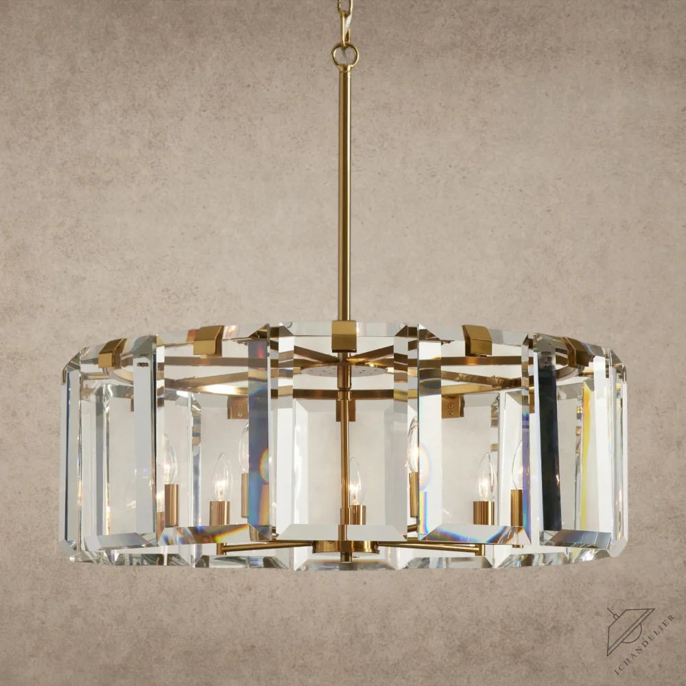 30" / Brass Amaya Round Chandelier 21.5", 30", 38", 48"