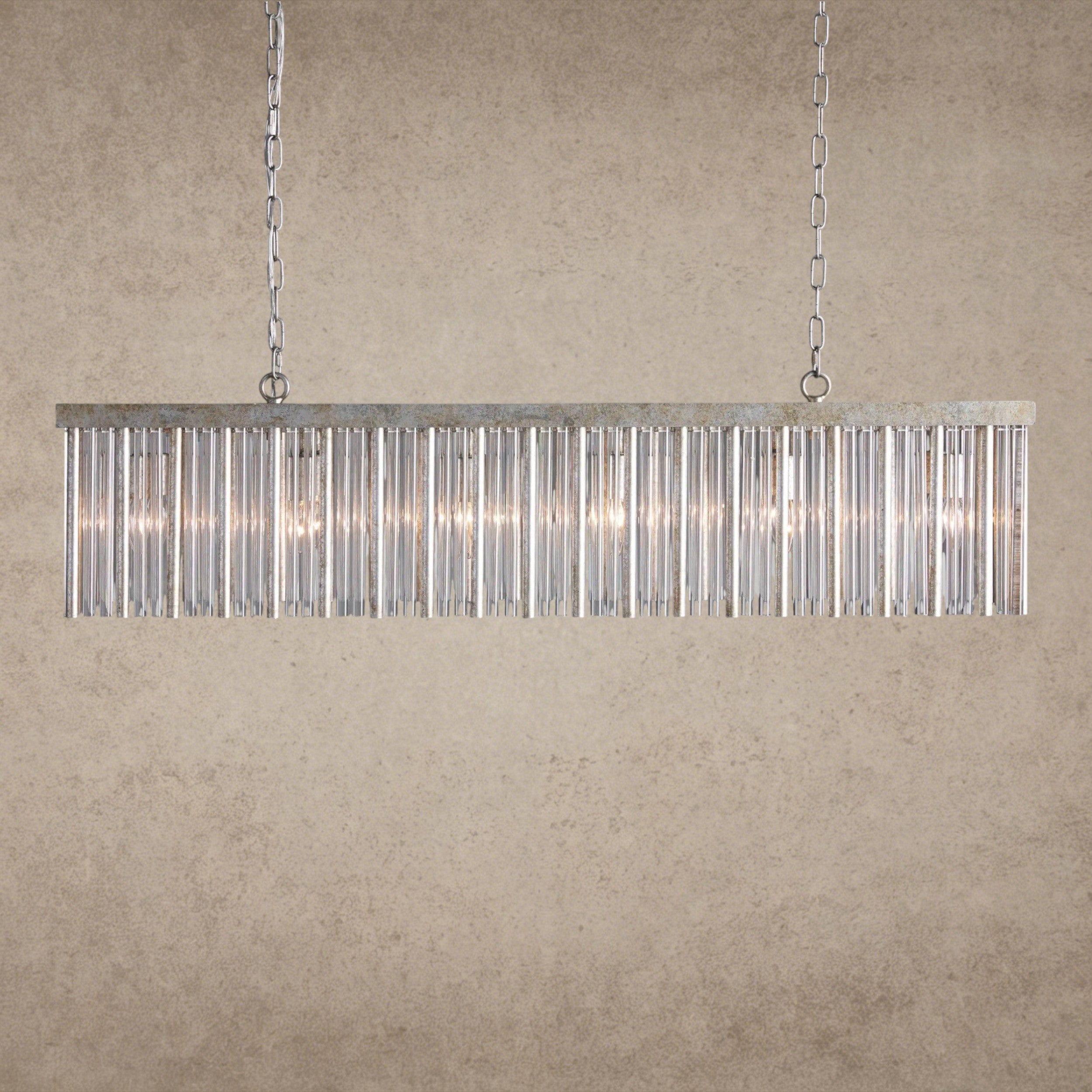 48" Andalucia Rectangular Chandelier 48", 56"