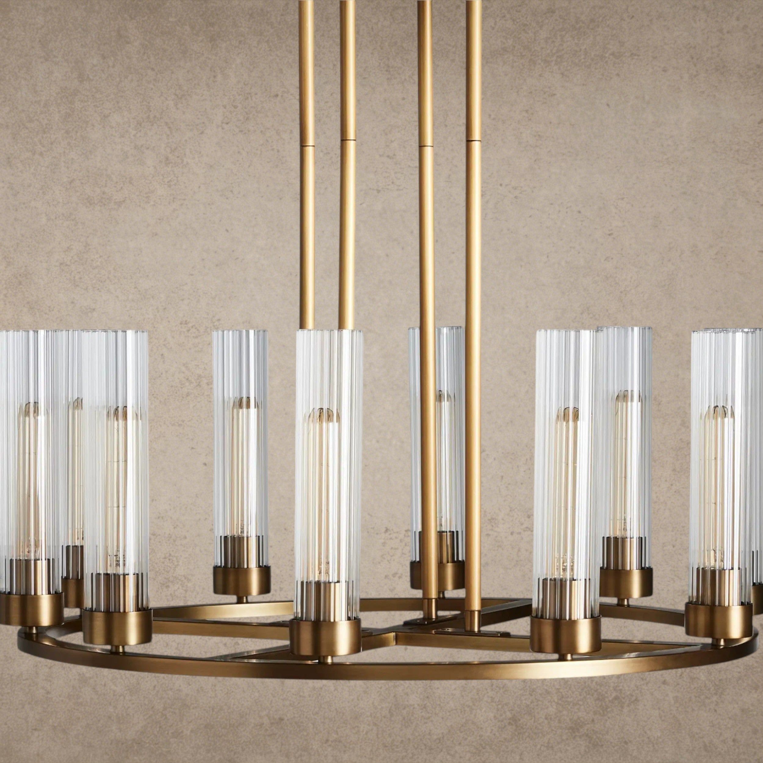 Andreas 10-Light Round Chandelier