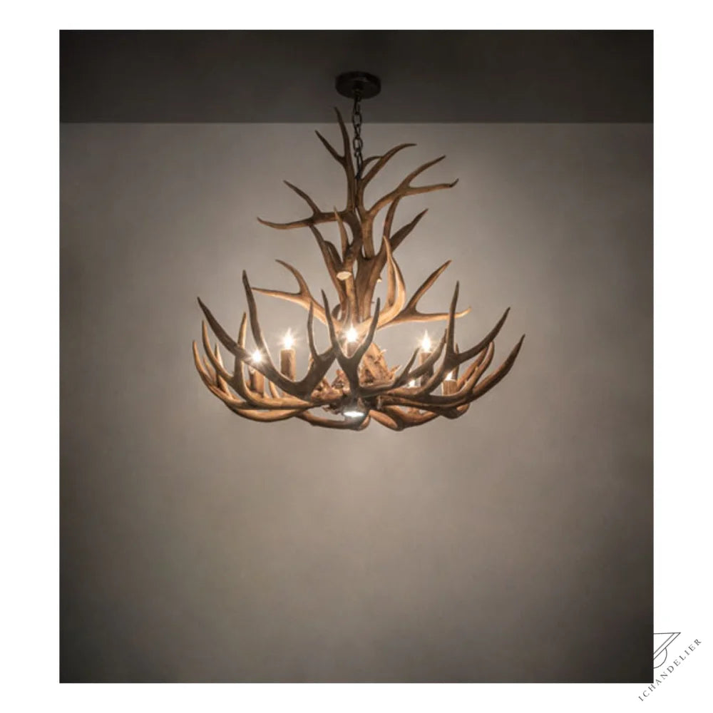 Antlers 9 - Light LED Chandelier
