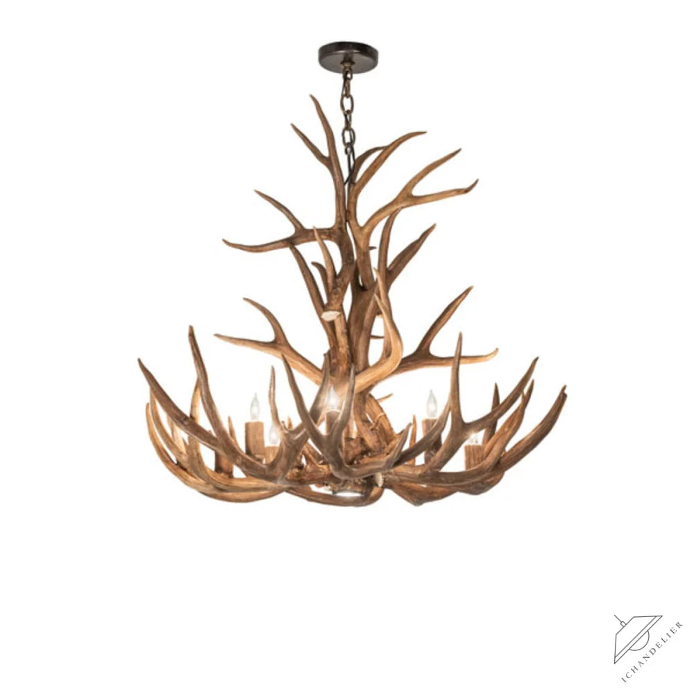 Antlers 9 - Light LED Chandelier