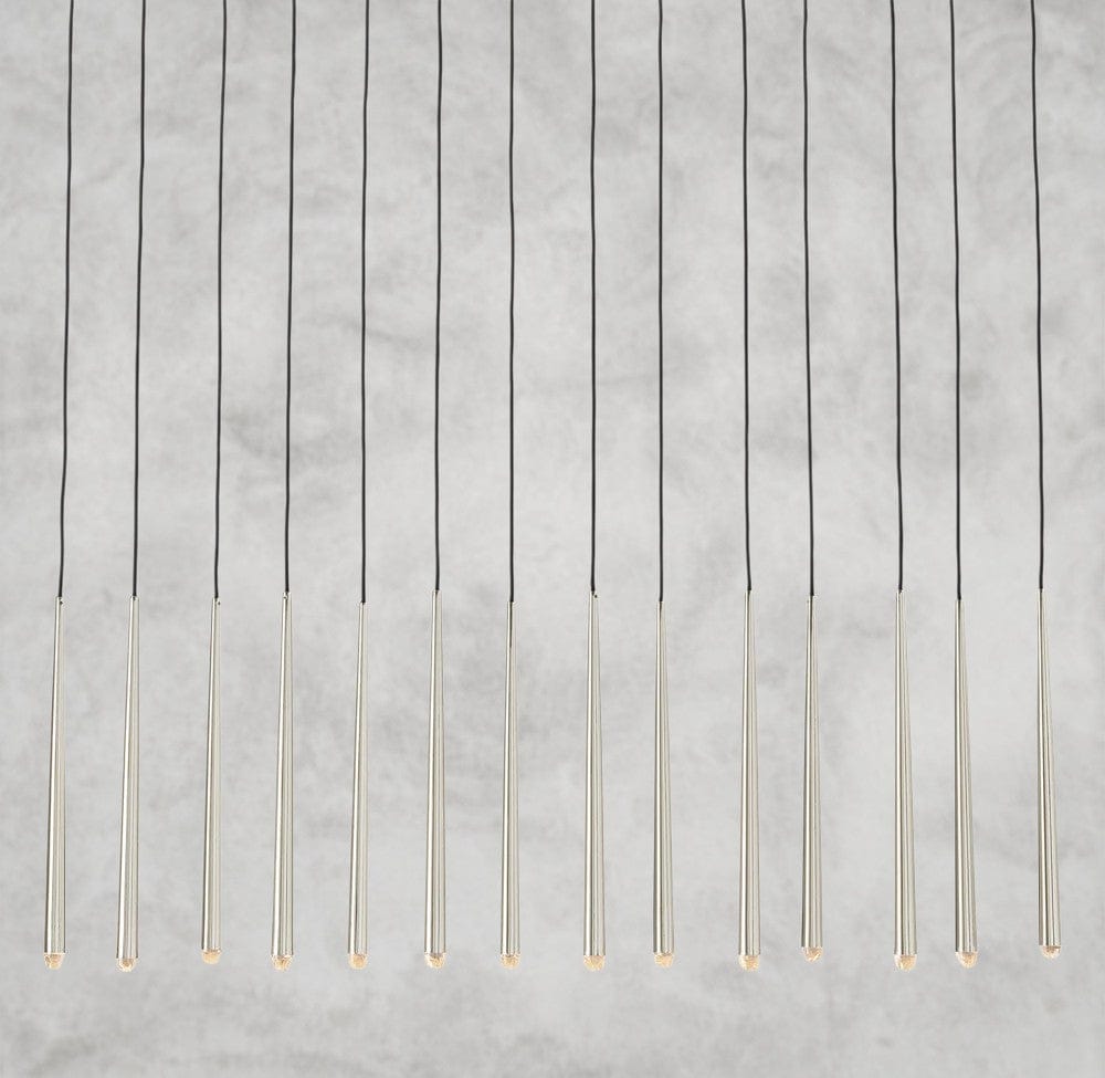 Nickel Aquitaine Linear Chandelier 72"