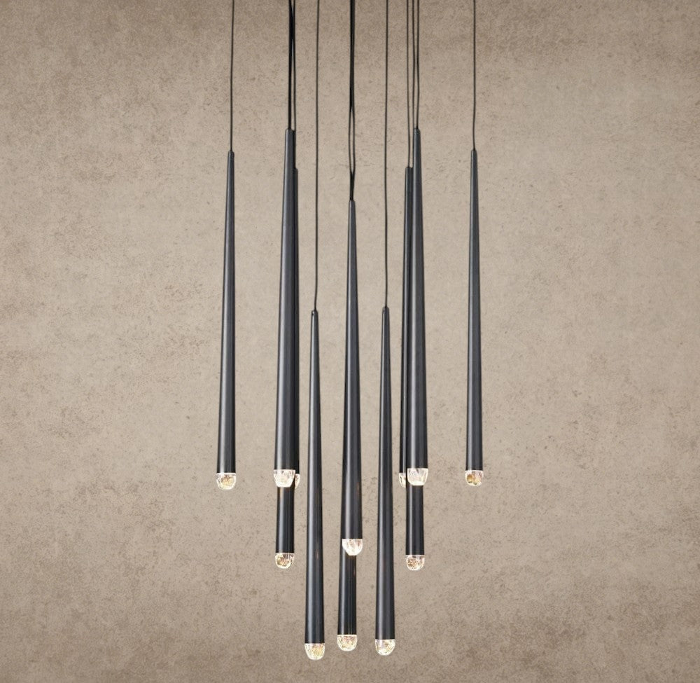 24" / Bronze Aquitaine Round Chandelier 18", 24", 30", 48"