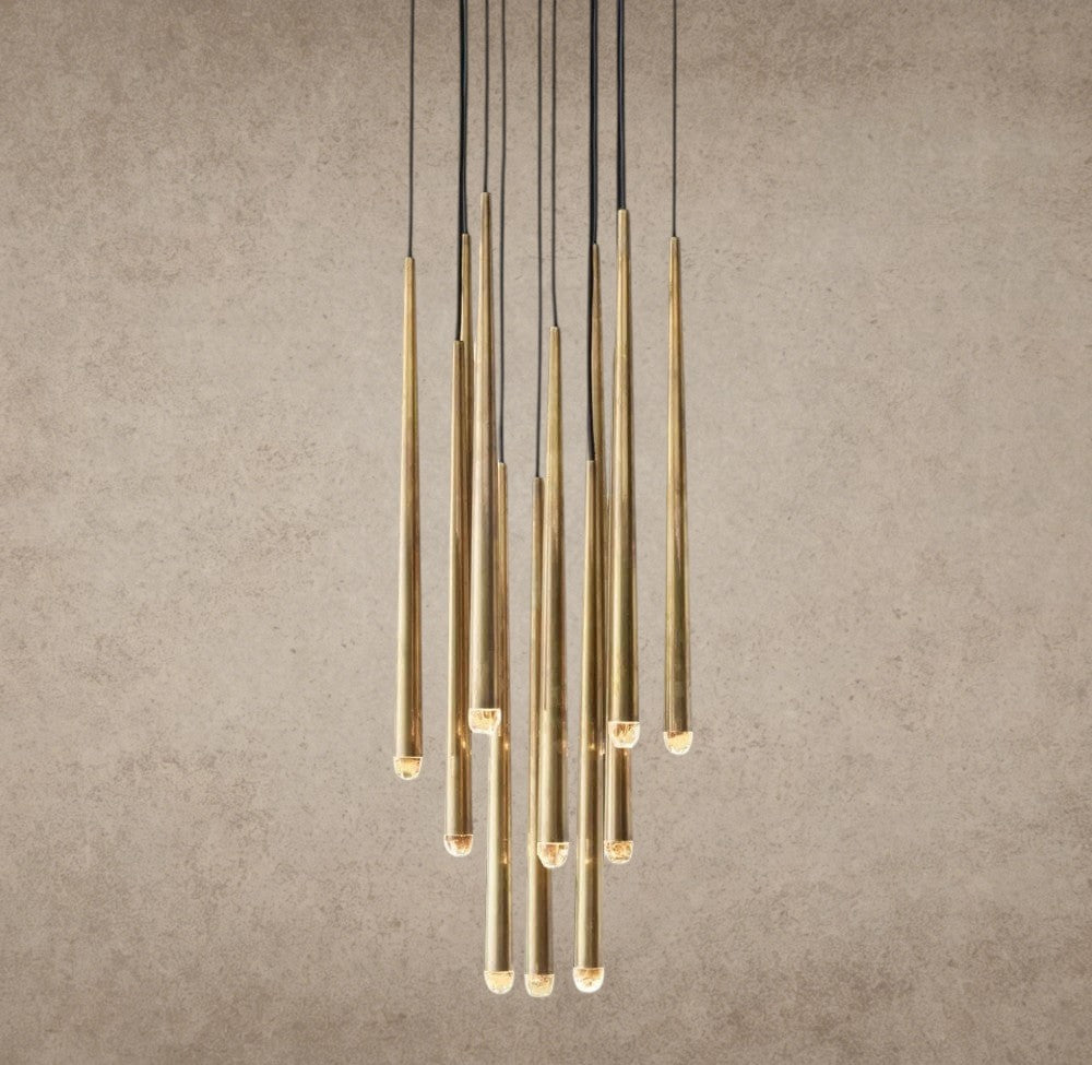 18 / Brass Aquitaine Round Chandelier 18", 24", 30", 48"