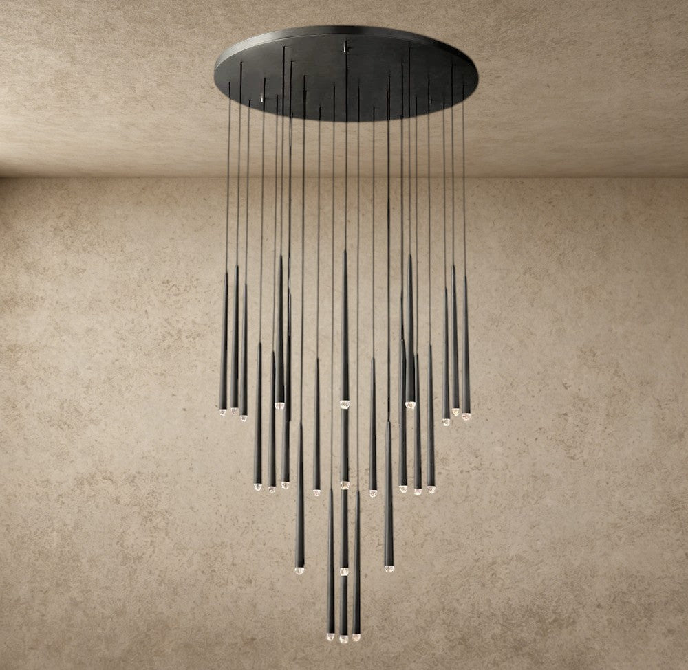 48 / Bronze Aquitaine Round Chandelier 18", 24", 30", 48"