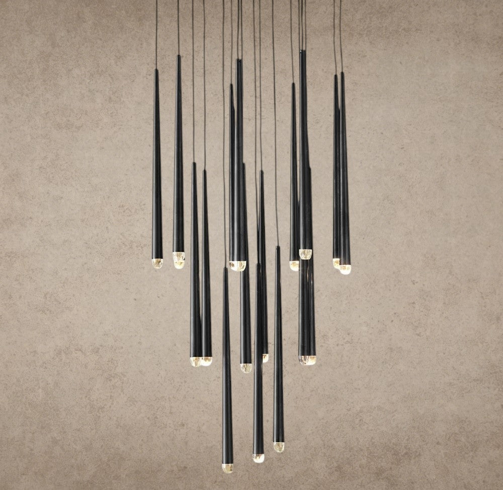 30" / Bronze Aquitaine Round Chandelier 18", 24", 30", 48"