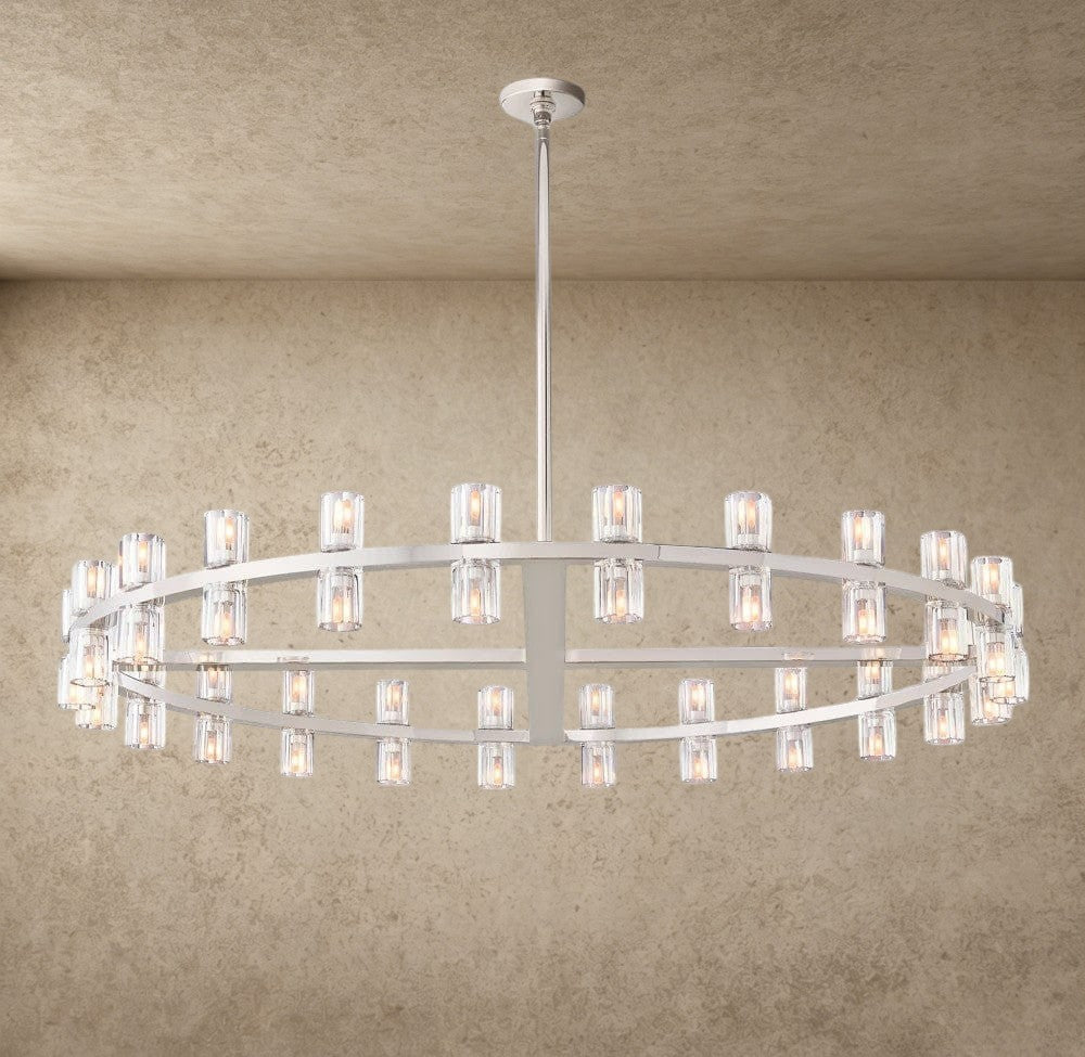 48" / Nickel Arcachon LED Round Chandelier 36", 48", 60"