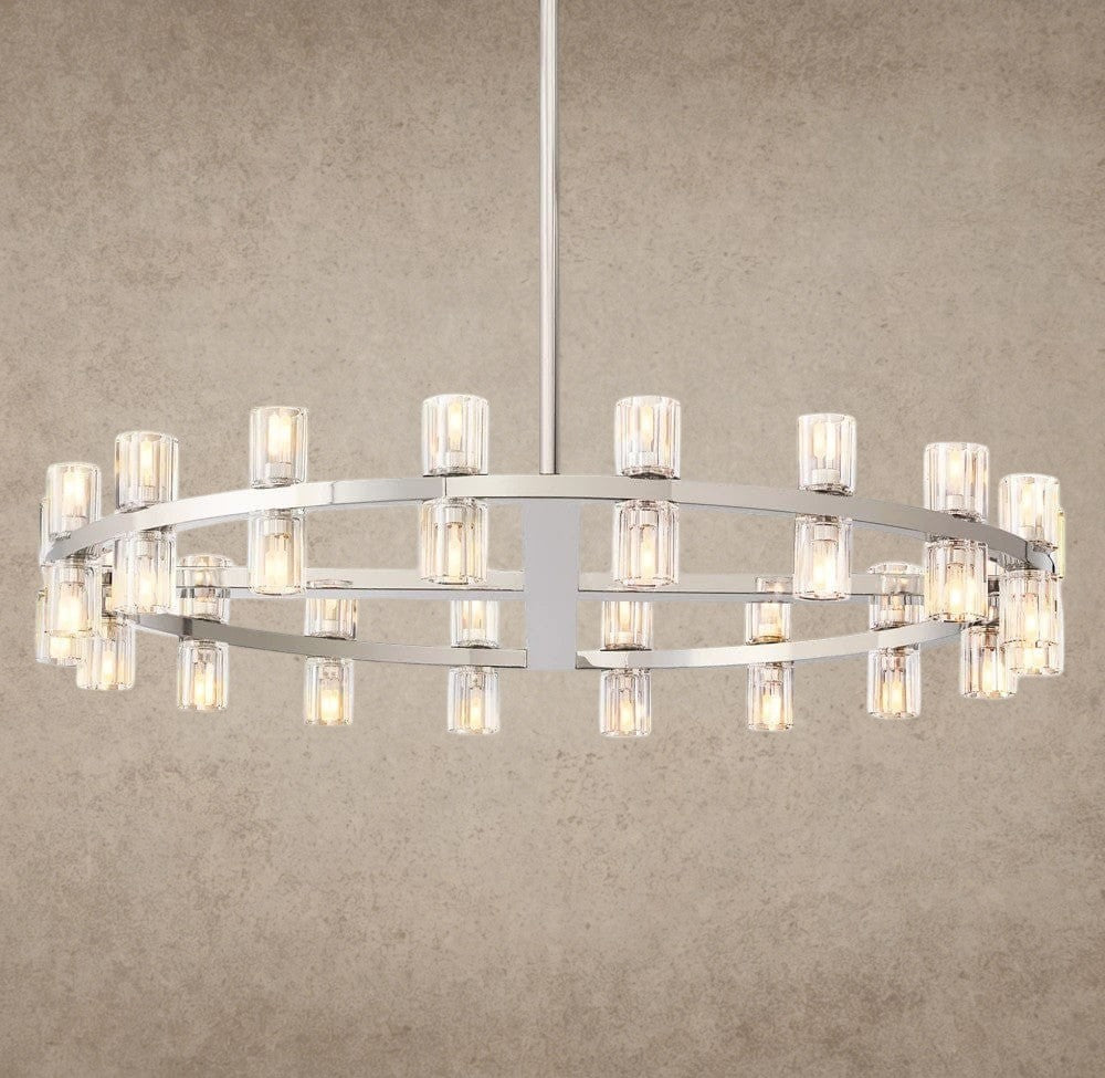 36" / Nickel Arcachon LED Round Chandelier 36", 48", 60"