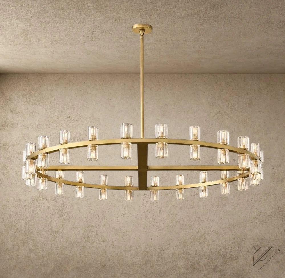 48" / Brass Arcachon LED Round Chandelier 36", 48", 60"