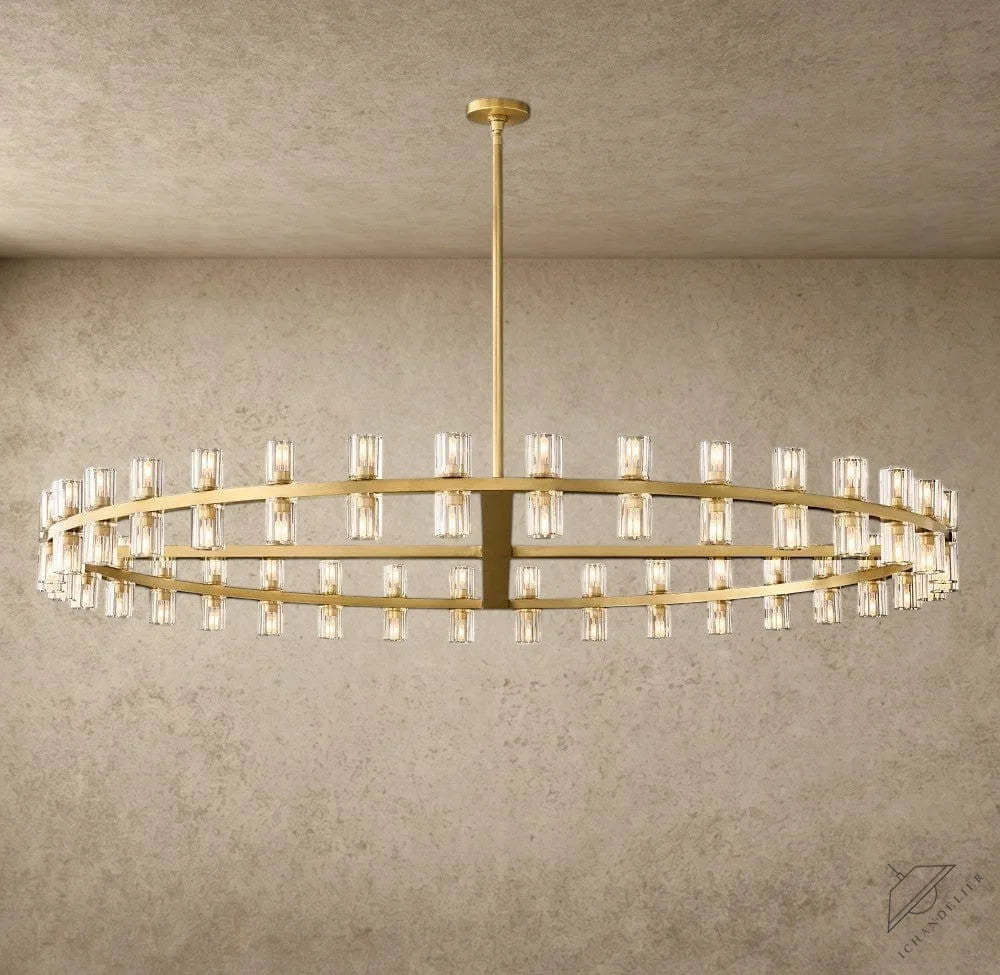 60" / Brass Arcachon LED Round Chandelier 36", 48", 60"