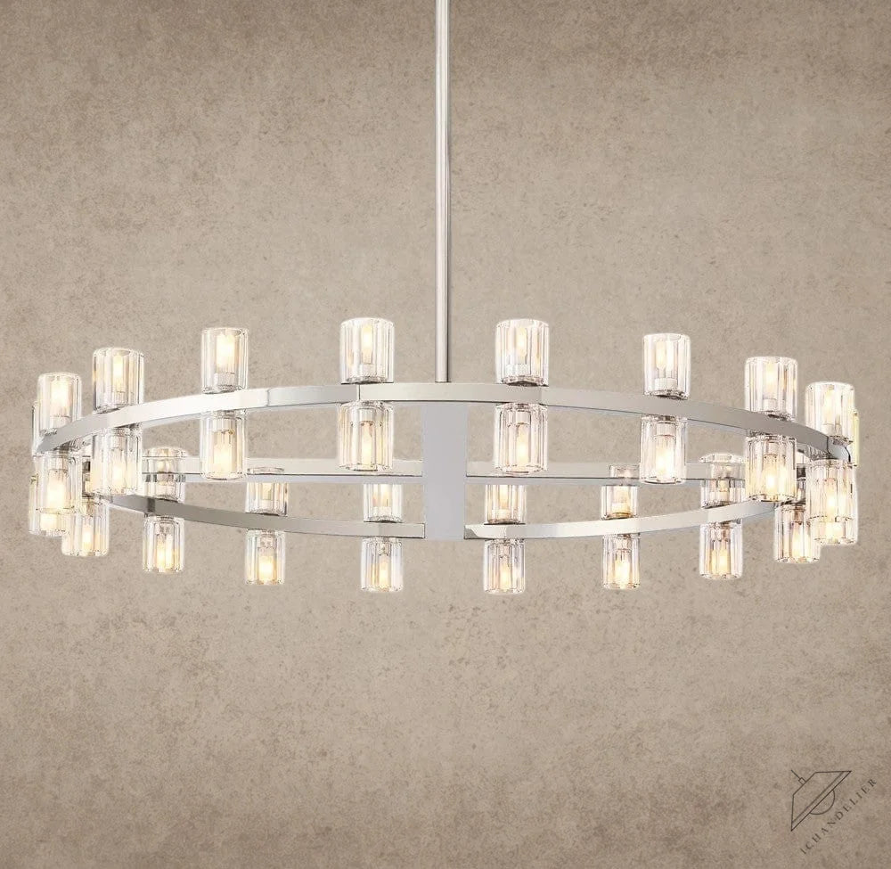 36" / Nickel Arcachon LED Round Chandelier 36", 48", 60"