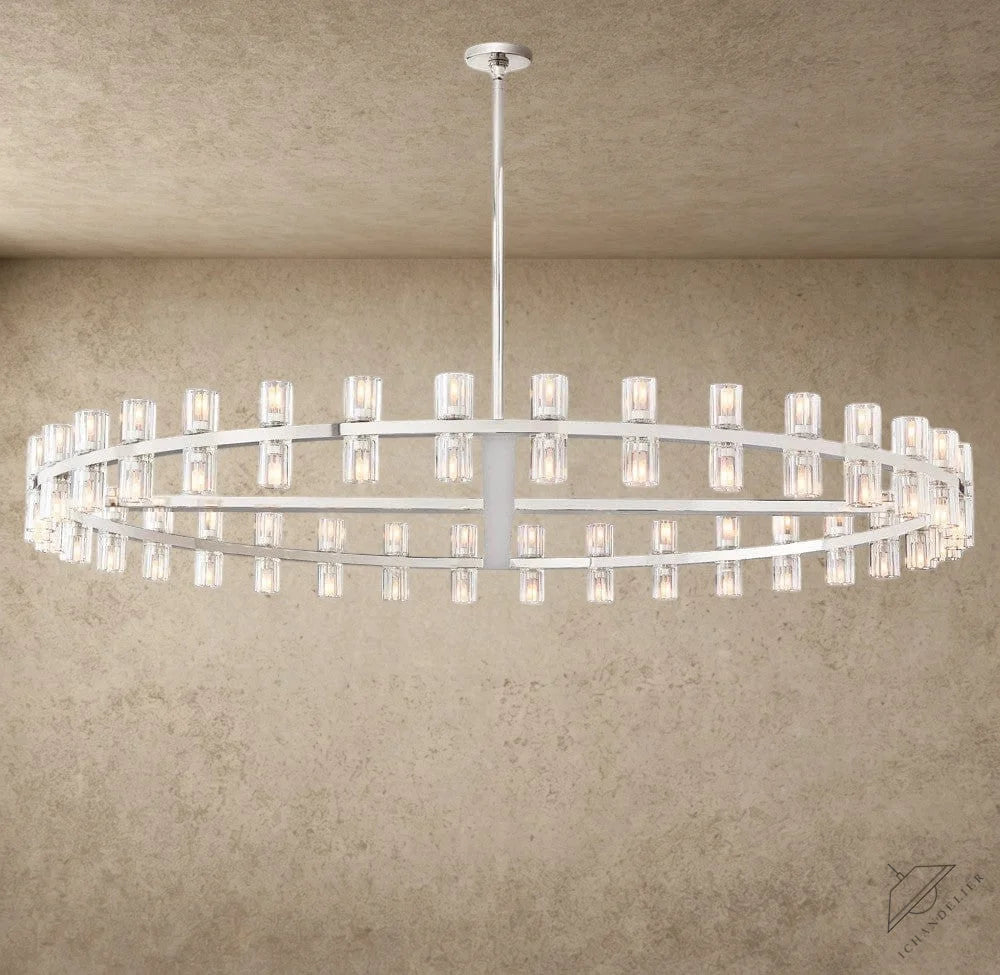 60" / Nickel Arcachon LED Round Chandelier 36", 48", 60"